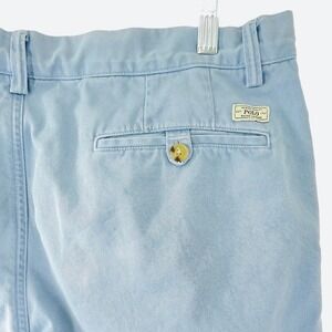 Polo Ralph Lauren Men's Light Blue 34x32 Classic Fit Bedford Chino Pants Twill